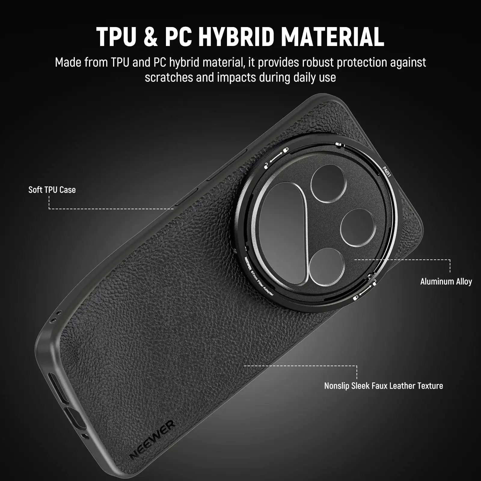 Photography Xiaomi 14 Ultra - NEEWER PA051 funda de teléfono para