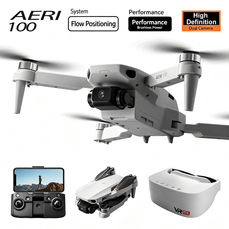 Kit de Dron Portátil AERI 100  - Photography Videos Free reseña y precio