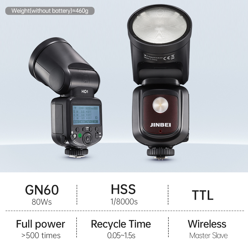 JINBEI HD-1 Flash de Cabeza Re - Photography Hd reseña y precio