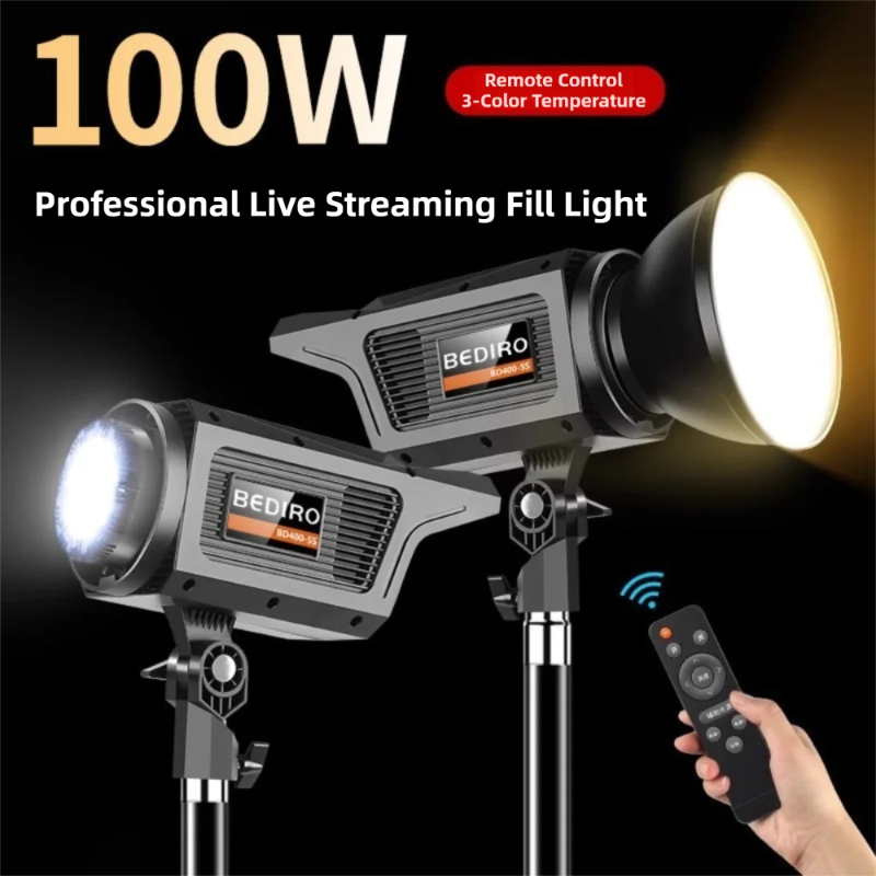 Luz de flash de estudio de 100 - Photography Angles reseña y precio