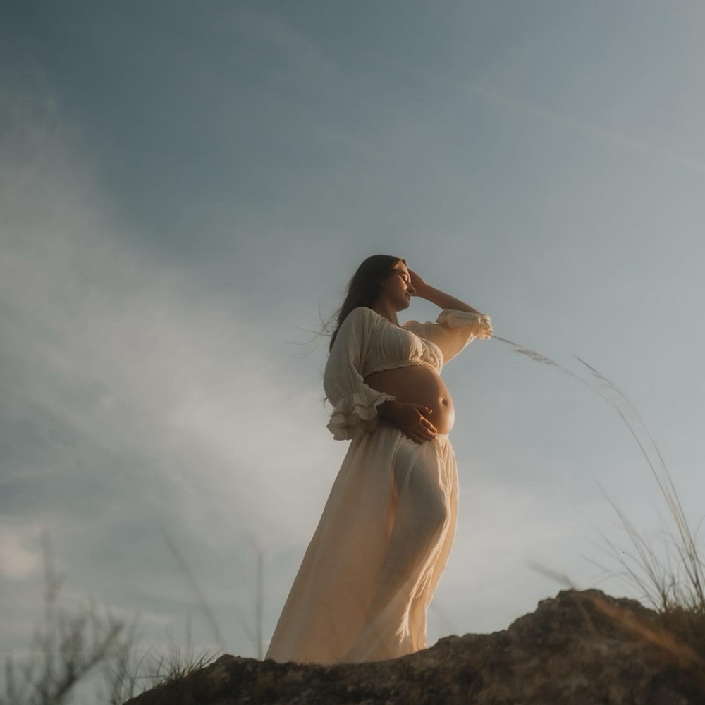 Vestido Largo Boho con Hombros - Photography Outfits reseña y precio