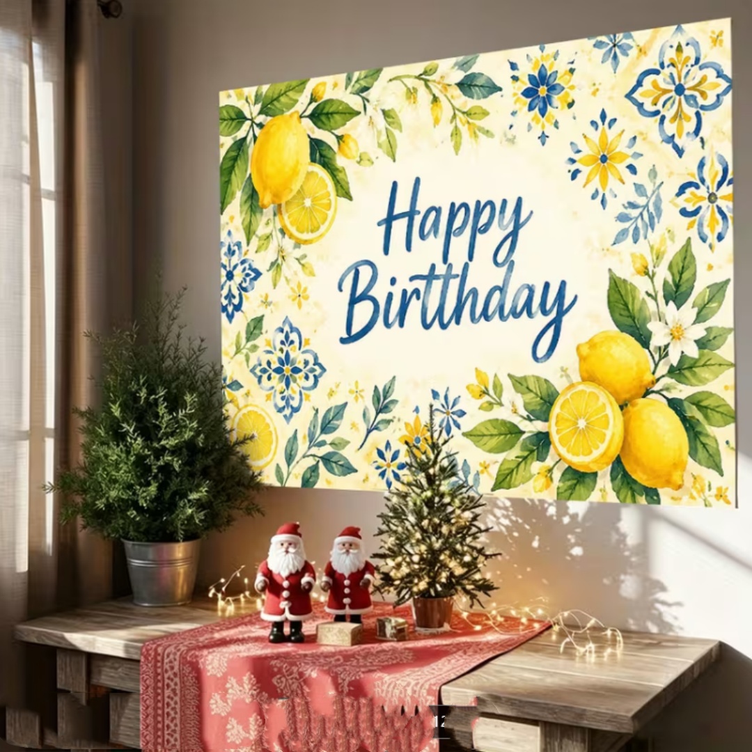Decoración para Fiesta de Cump - Photography Yellow reseña y precio