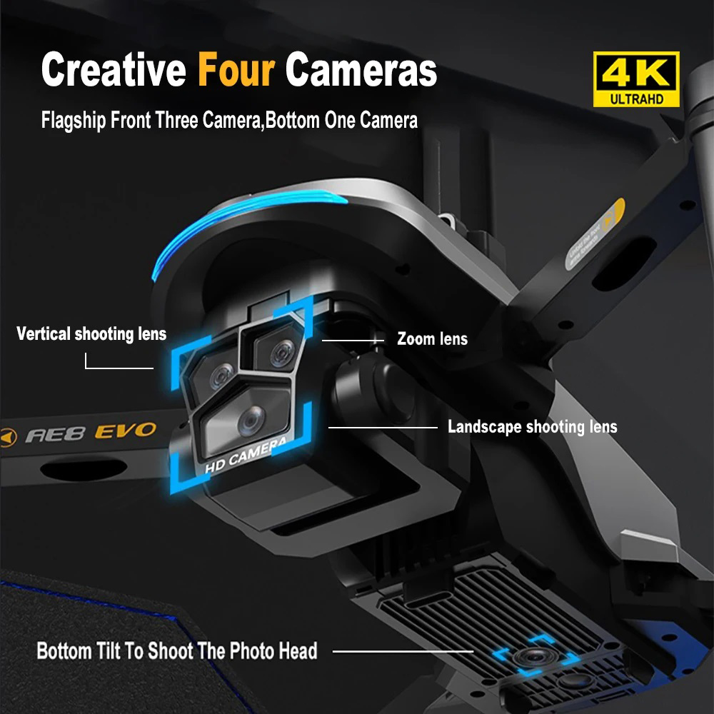 Dron AE8 EVO 4K Profesional 5G - Photography Hd reseña y precio