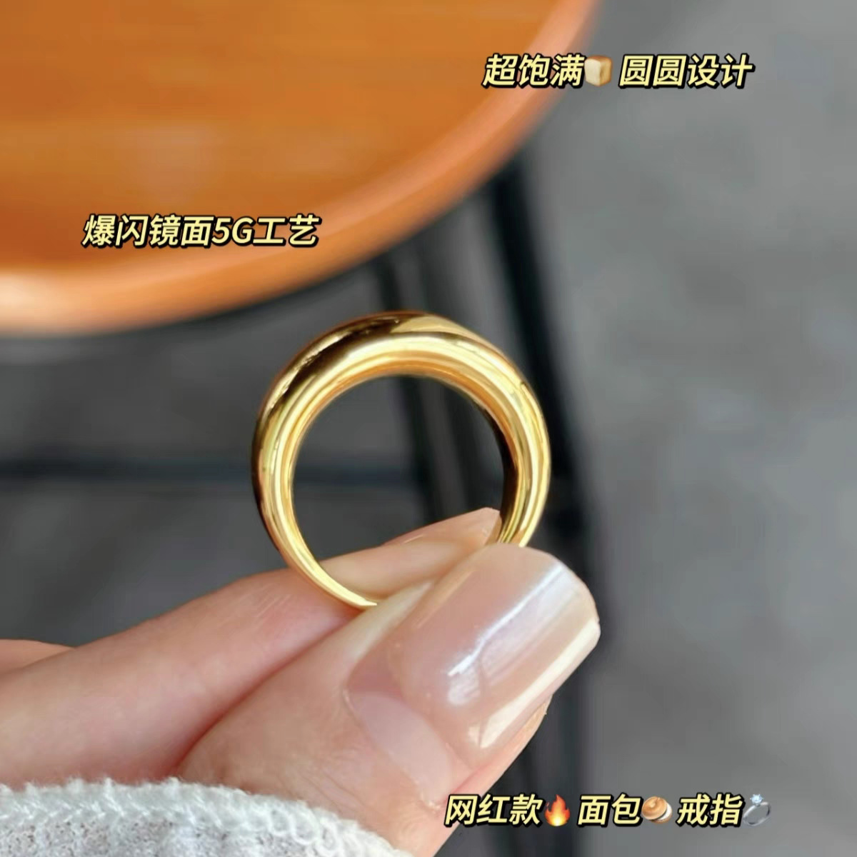 Anillo cerrado de pan para muj - Photography Yellow reseña y precio